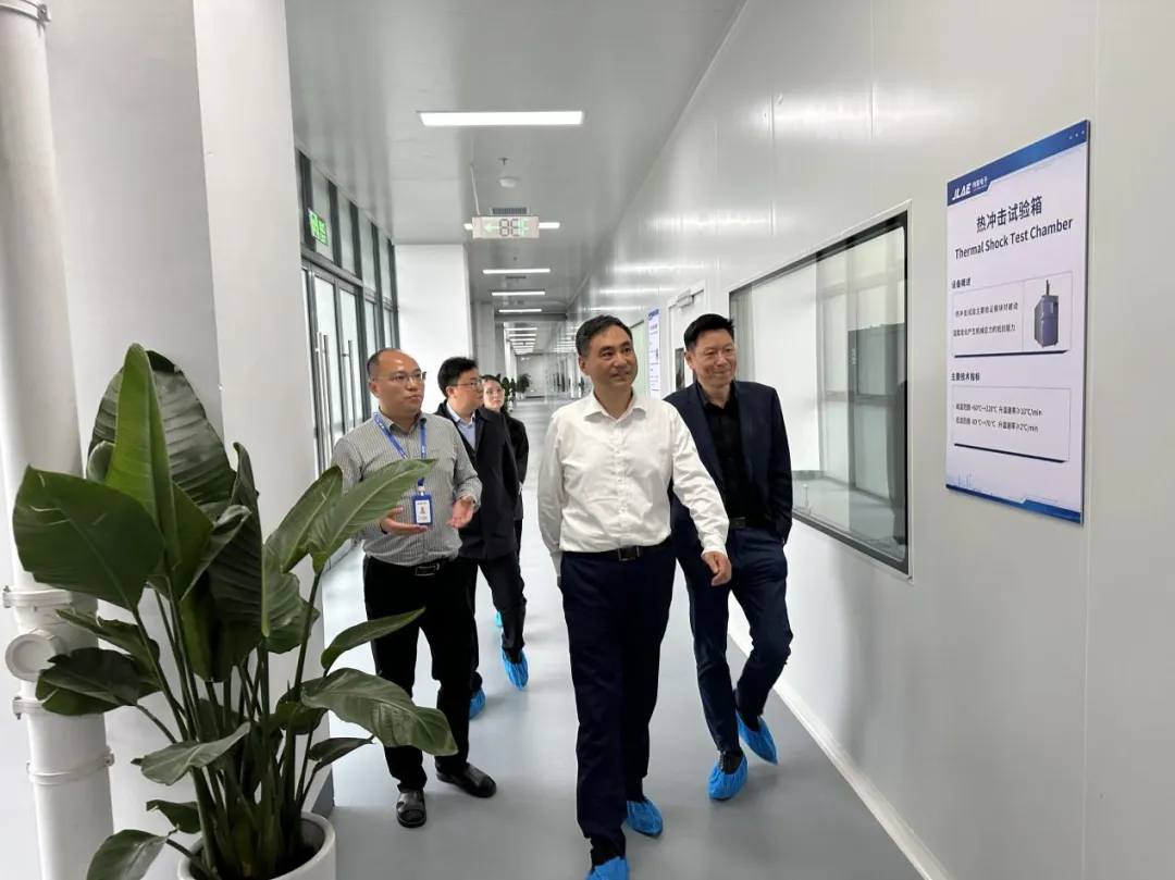 合肥產(chǎn)投集團(tuán)董事長江鑫調(diào)研鈞聯(lián)電子